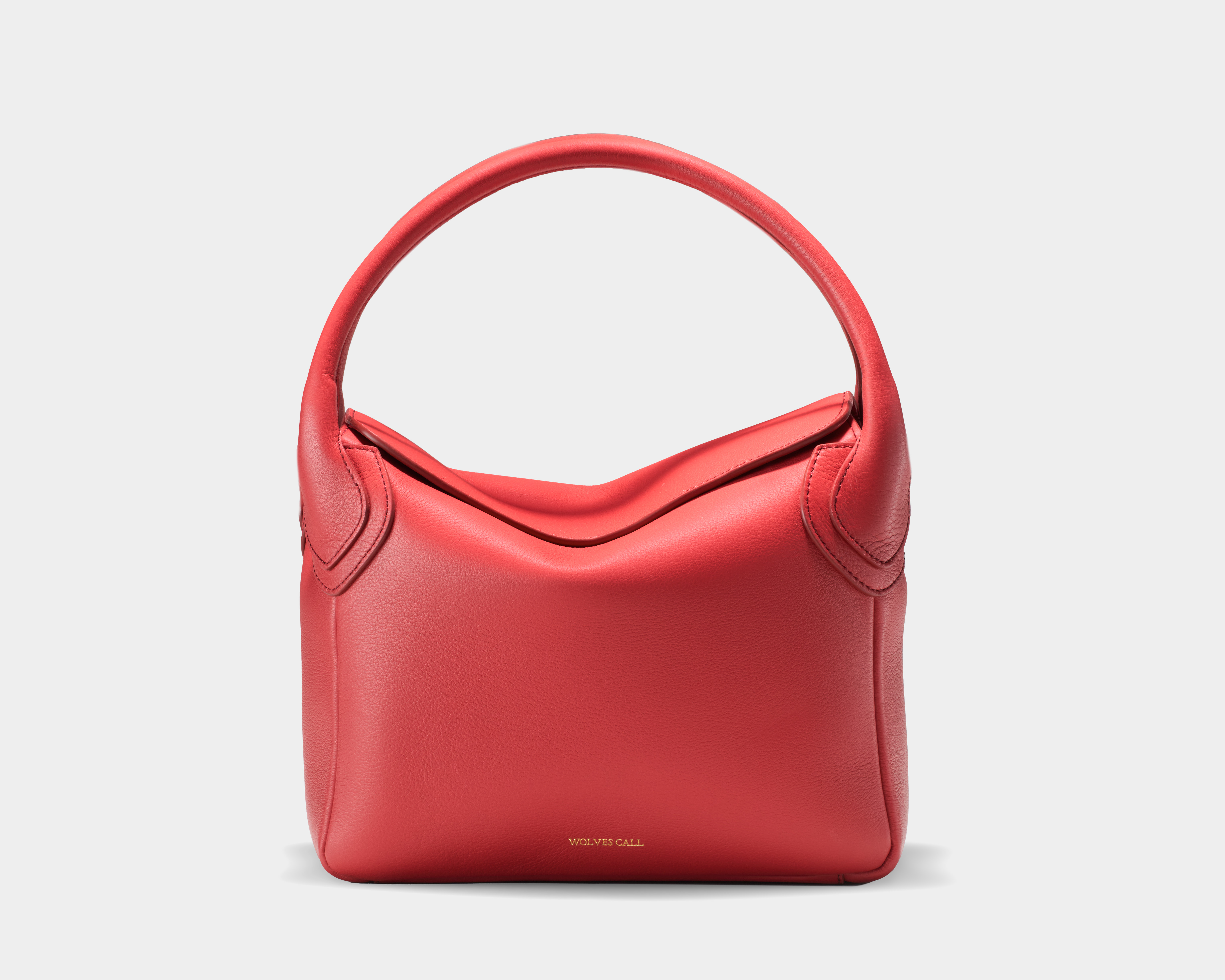 Wolves Call 'The Maria' handbag in red, front view