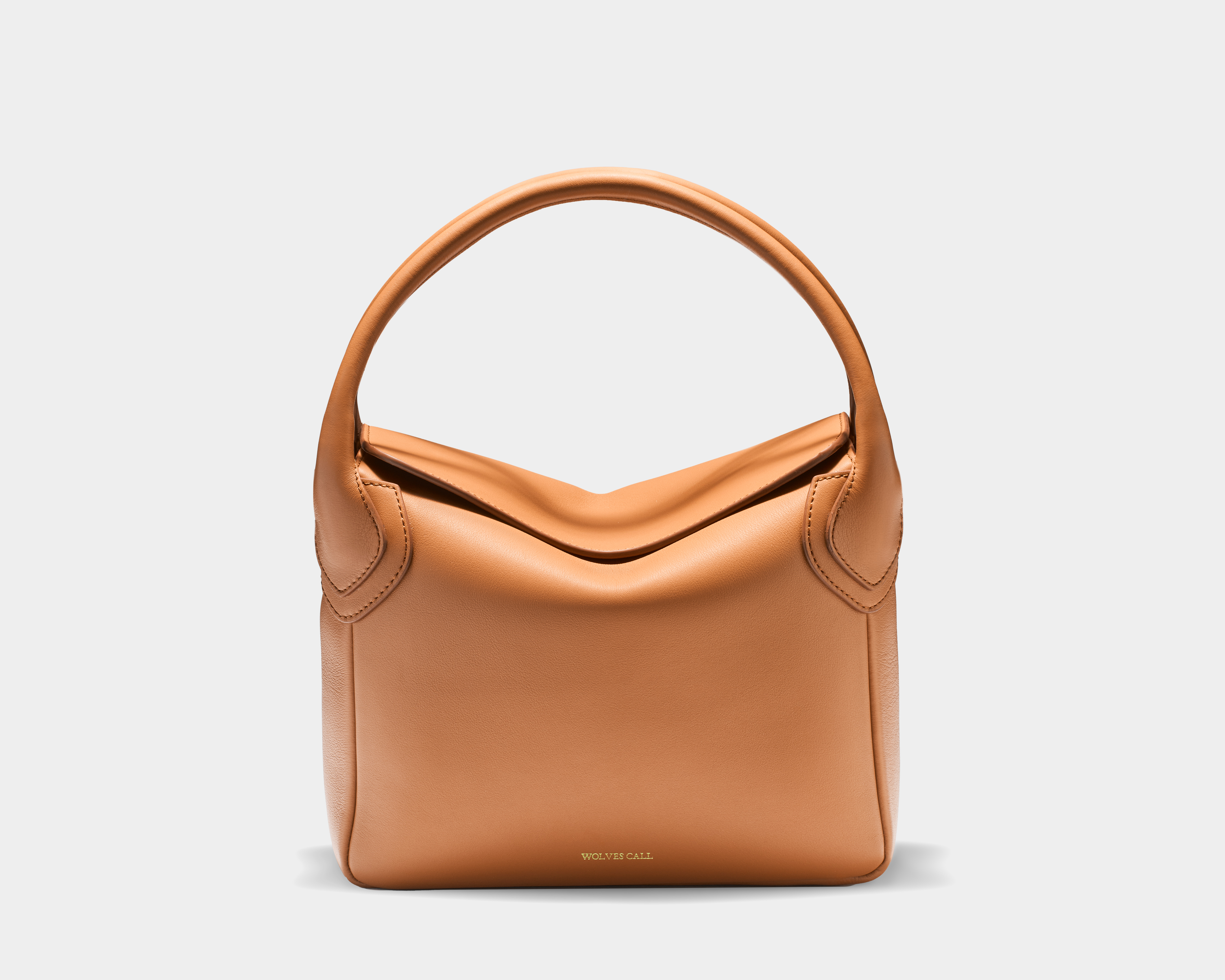 Wolves Call 'The Maria' handbag in tan, front view