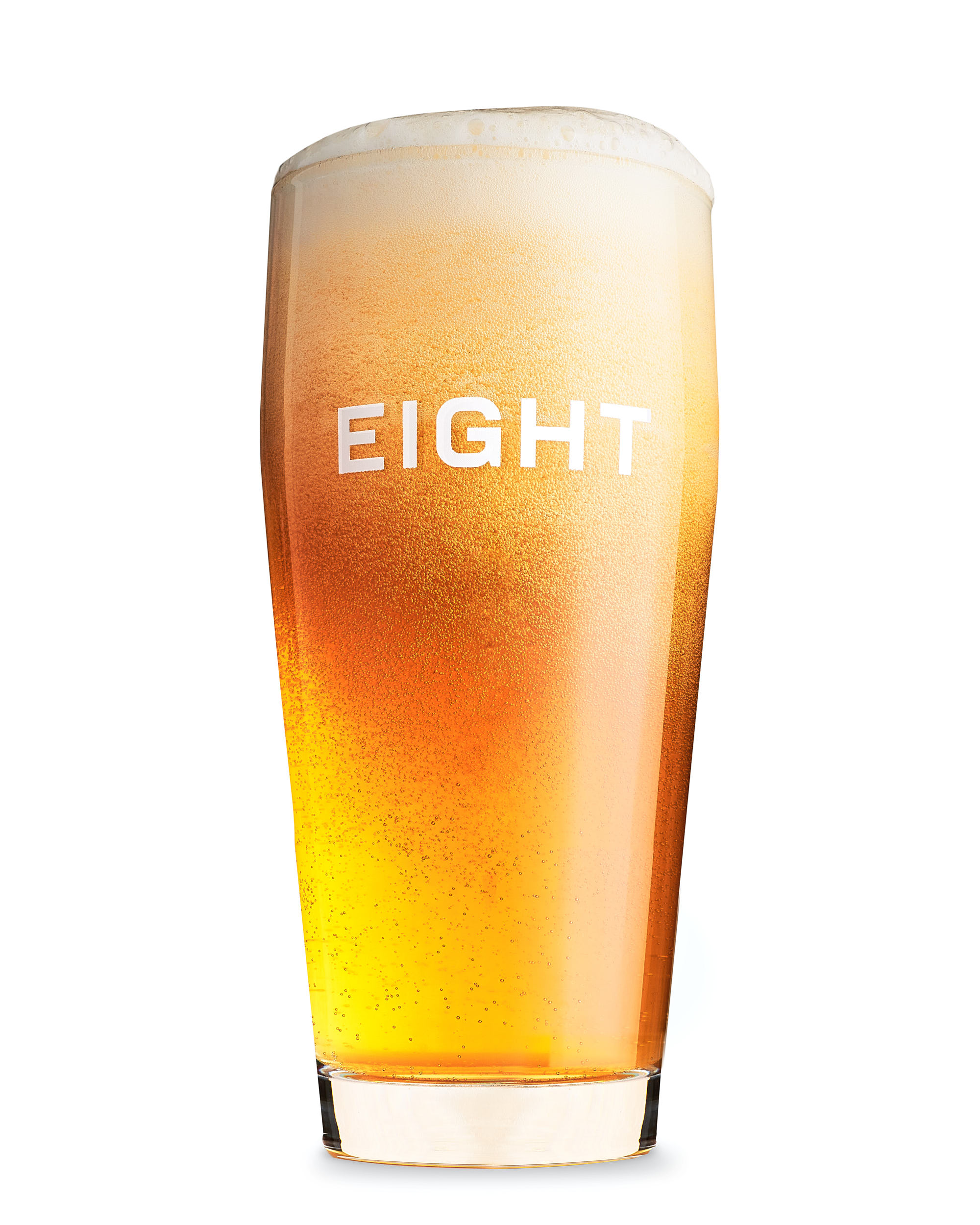 Eight Light Lager — commercial product photography by Mark Bowers