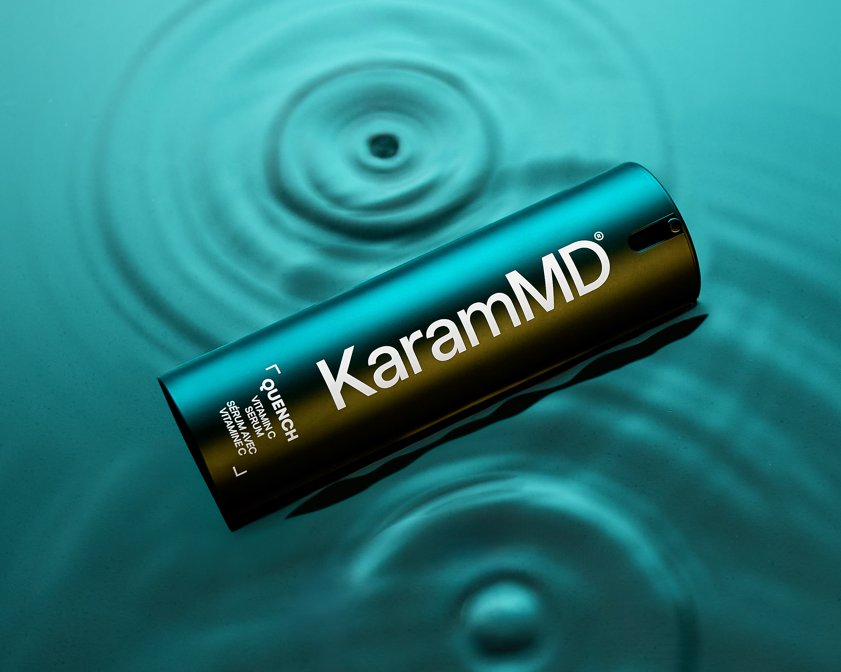 KaramMD Quench — commercial product photography by Mark Bowers