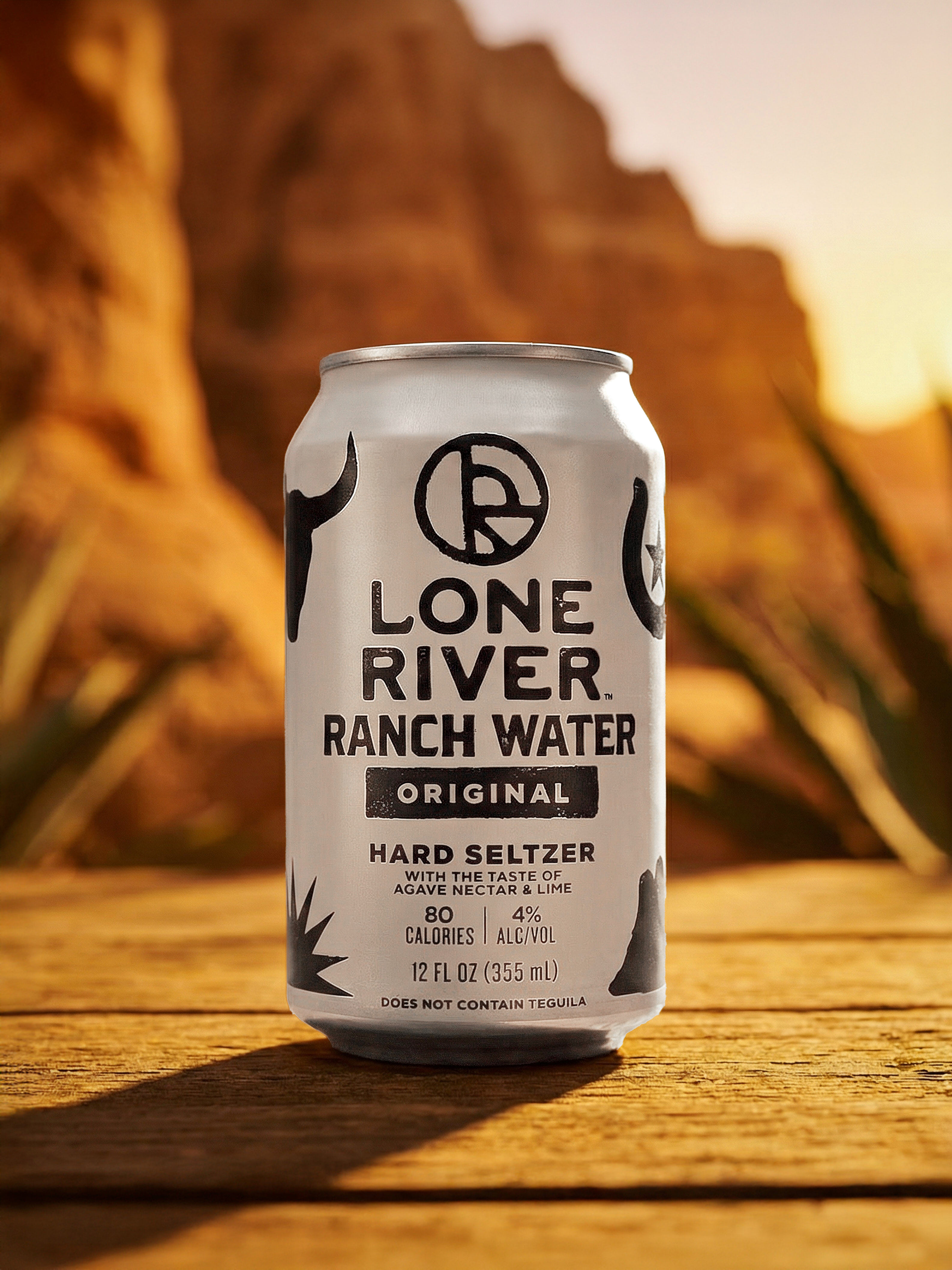 Lone River Ranch Water — commercial product photography by Mark Bowers
