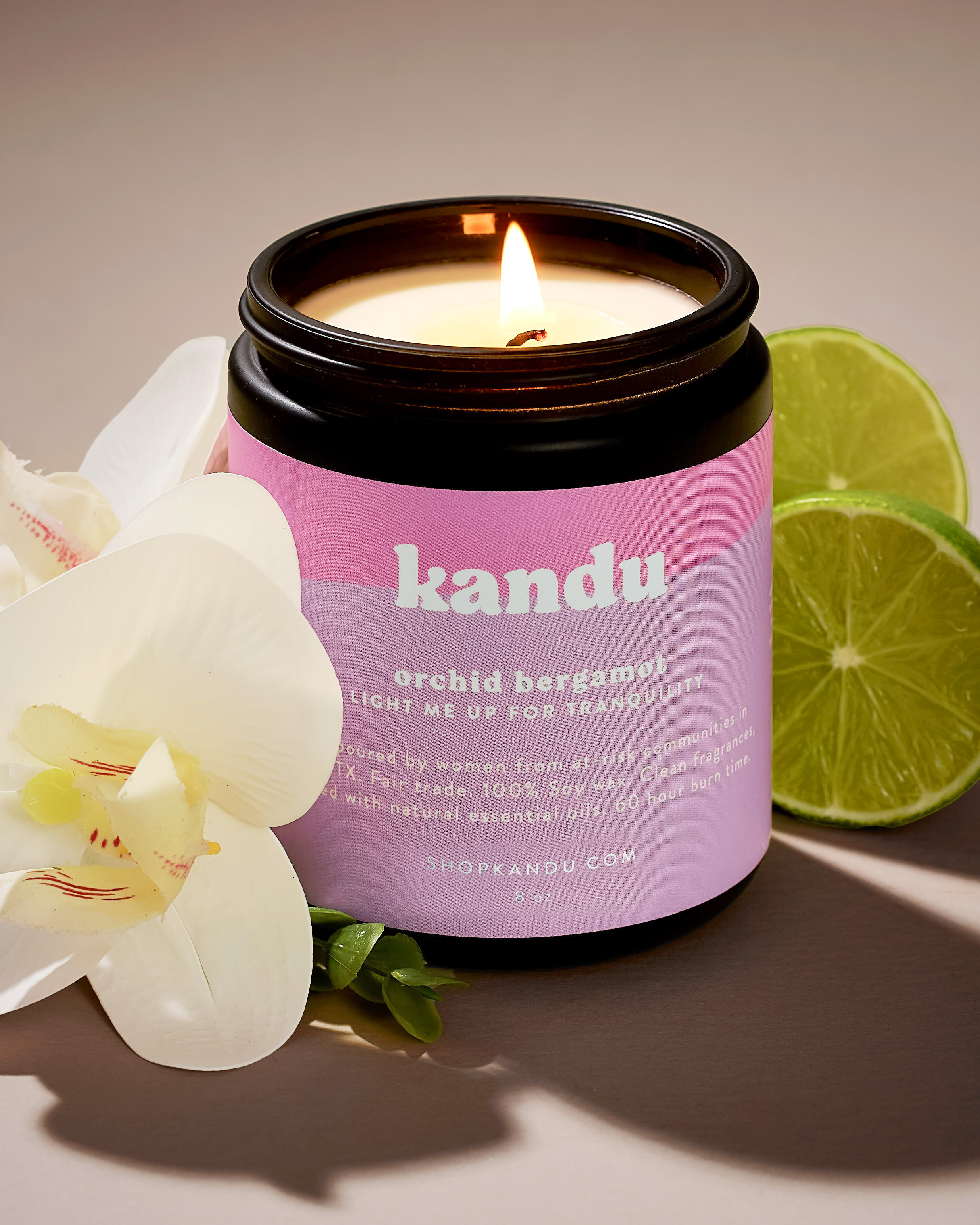 Kandu Candle — commercial product photography by Mark Bowers