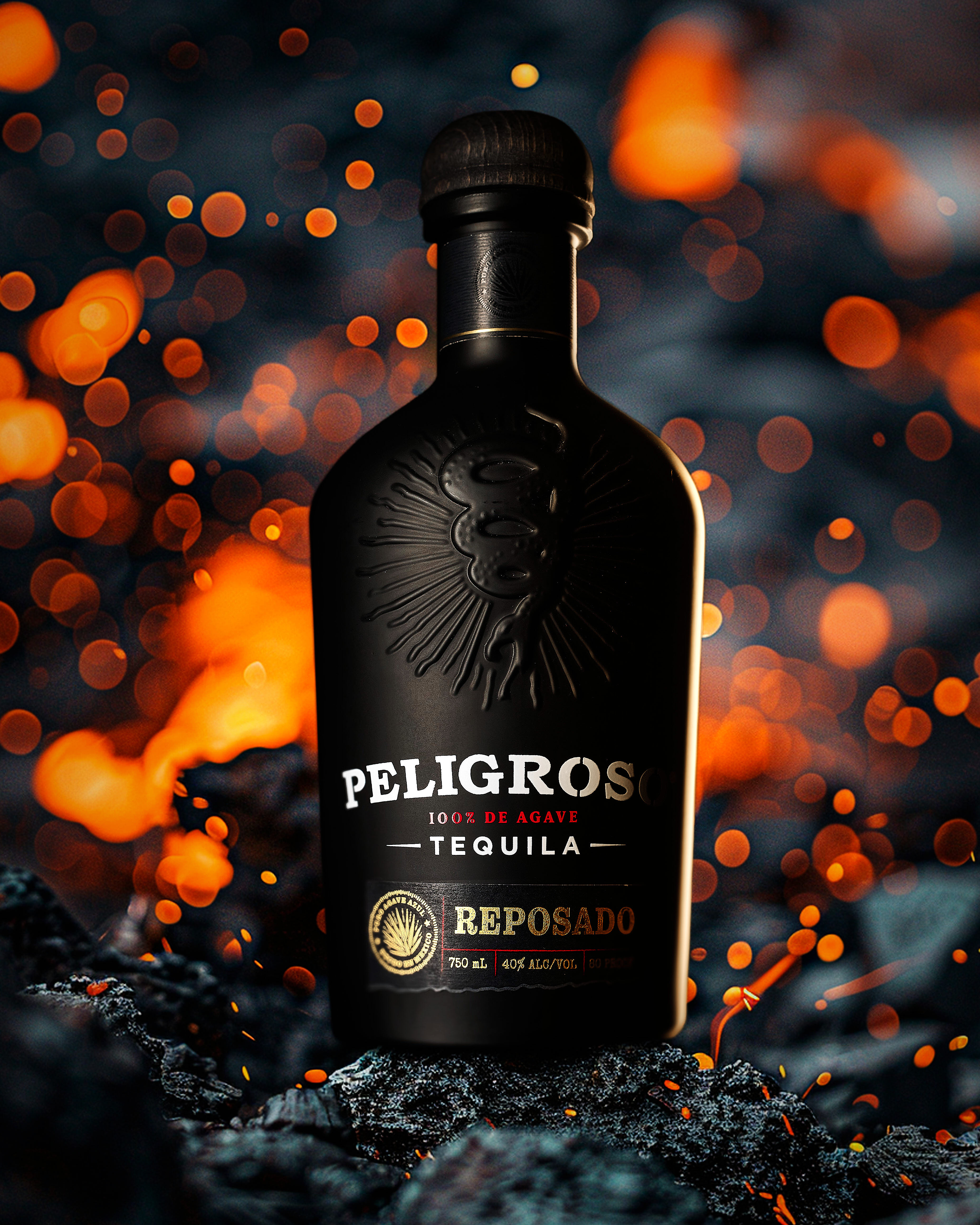 Peligroso Tequila — commercial product photography by Mark Bowers